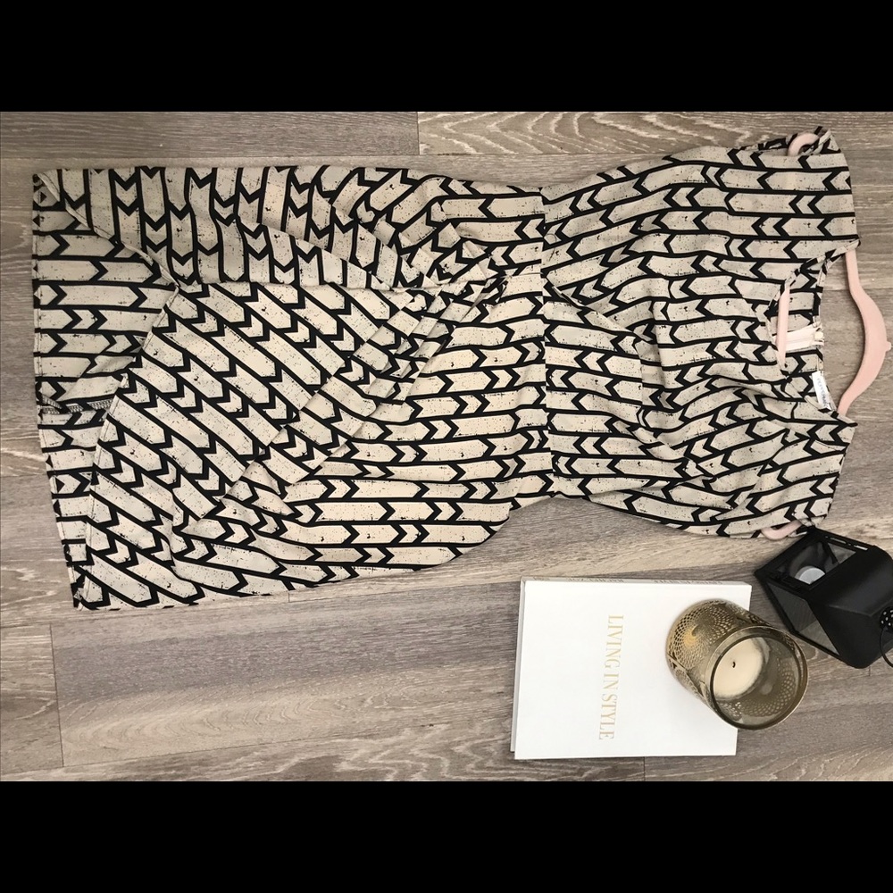 Peppermint (Cream & Black Work Dress)